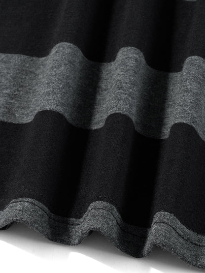 Y2K Striped Artisan's Craft T-Shirt