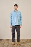 Washed Straight Mid-Waist Pants