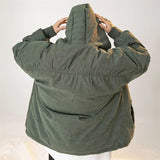 Oversized Warm Hooded Down Puffer Jacket