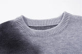 Essential Distressed Letter Graphic Knitted Sweater