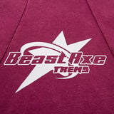 Star Emblem Contrast Hoodie