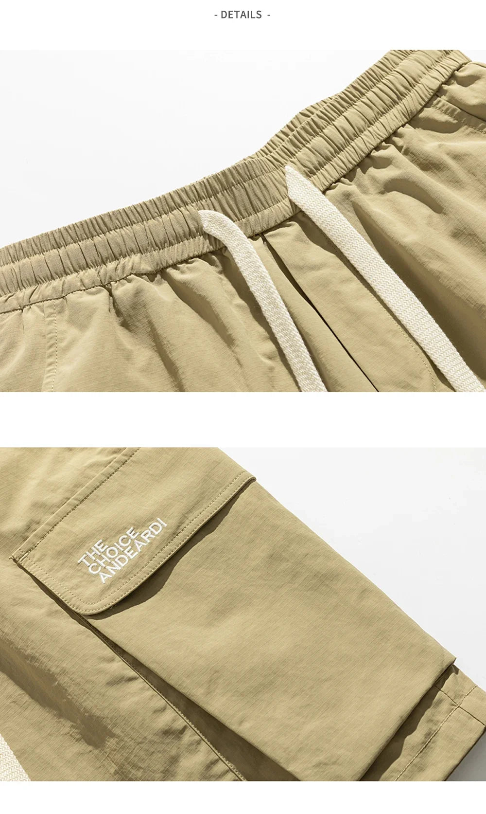 Solid Utility Cargo Shorts