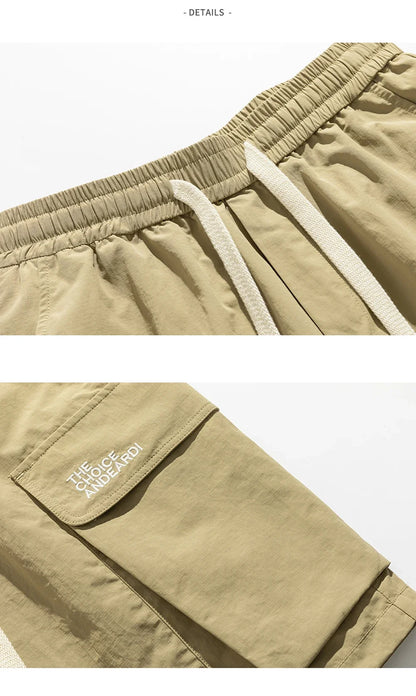 Solid Utility Cargo Shorts