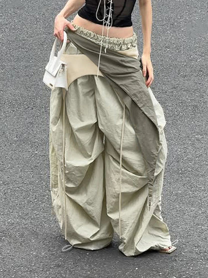 Stylish Streetware Wide Leg Cargo Pants