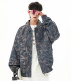 Niche Tie Dyed Denim Jacket