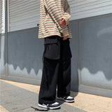Versatile Streetwear Wide Leg Cargo Pants