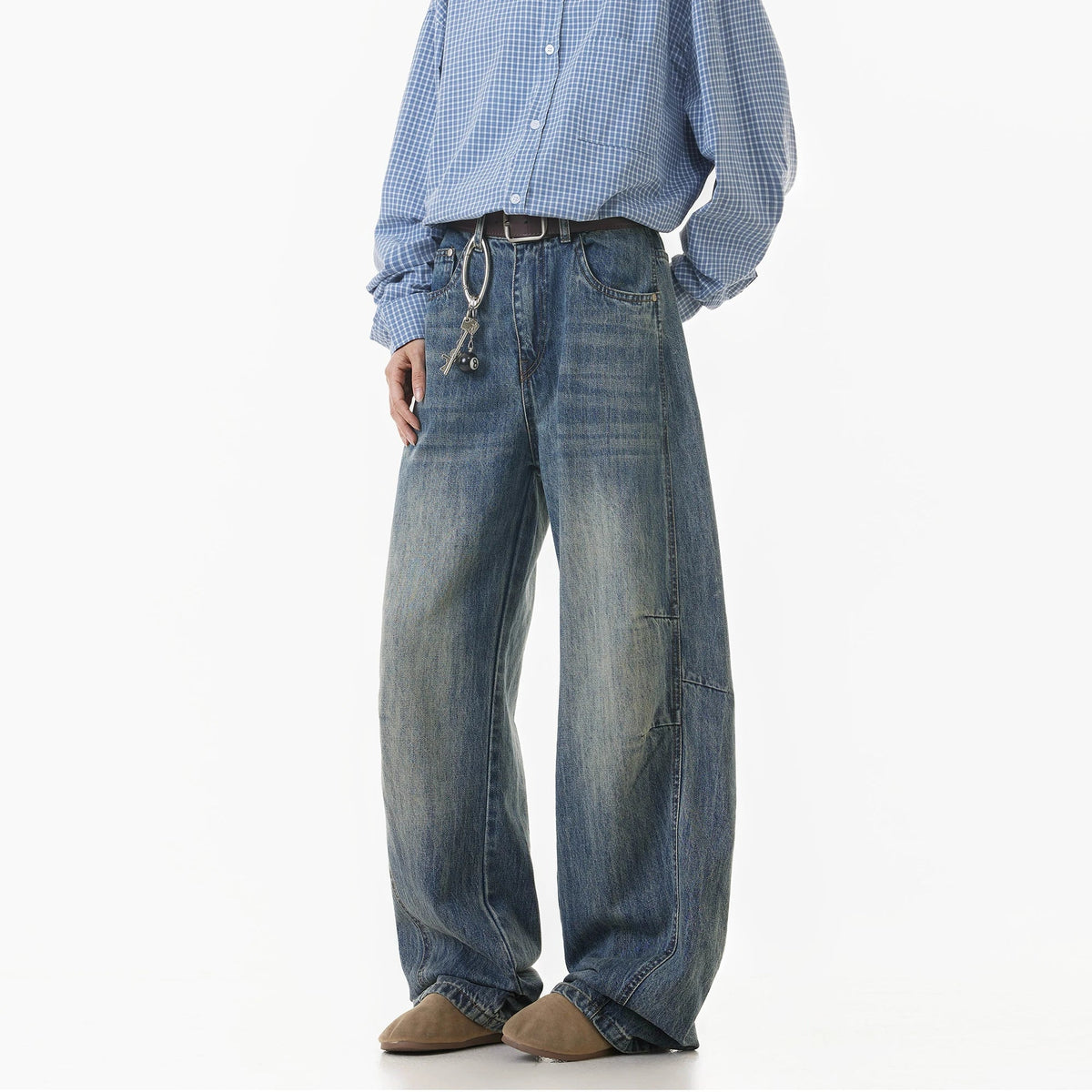 Vintage Loose Fit Denim Jeans