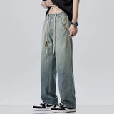 Streatwear Vintage Loose Fit Straight Leg Jeans