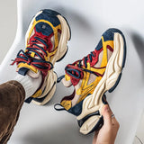 Versatile Thick Sole Height Increasing Sneakers