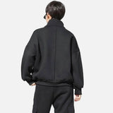 Solid Color Solid Color Half Zipper Sweatshirt
