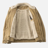 American Style Warm Lamb Inner Fur Jacket