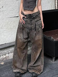 Raw Hem Realness Tie Dye Washed High Jeans