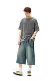 Front Pocket Solid Color Catchall T-Shirt