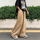 Versatile Loose Straight Cotton Wide Leg Pants