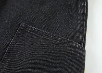 Nostalgic American Style Loose Fit Denim Jeans