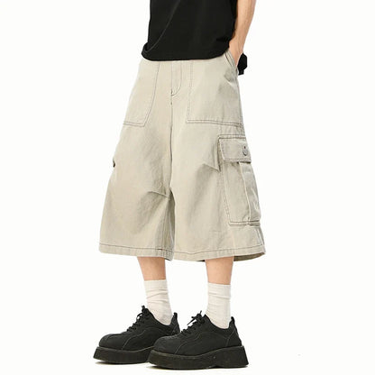 Cloud-Soft Korean Style Casual Cargo Short