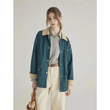 High End American Style Retro Denim Jacket