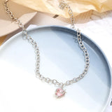Heart-Shaped Pendant Necklace