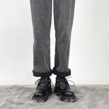 Gothic Platform Buckle Shoes