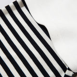 Sleeve Striped Patchwork Sweatshirt