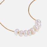 Elegant Korean Pearl Pendant Necklace