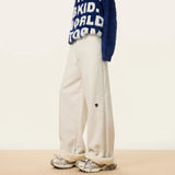 Original Thickened Warm Embroidered Sweatpants