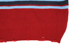 Y2K Knitted Holes Striped sweater