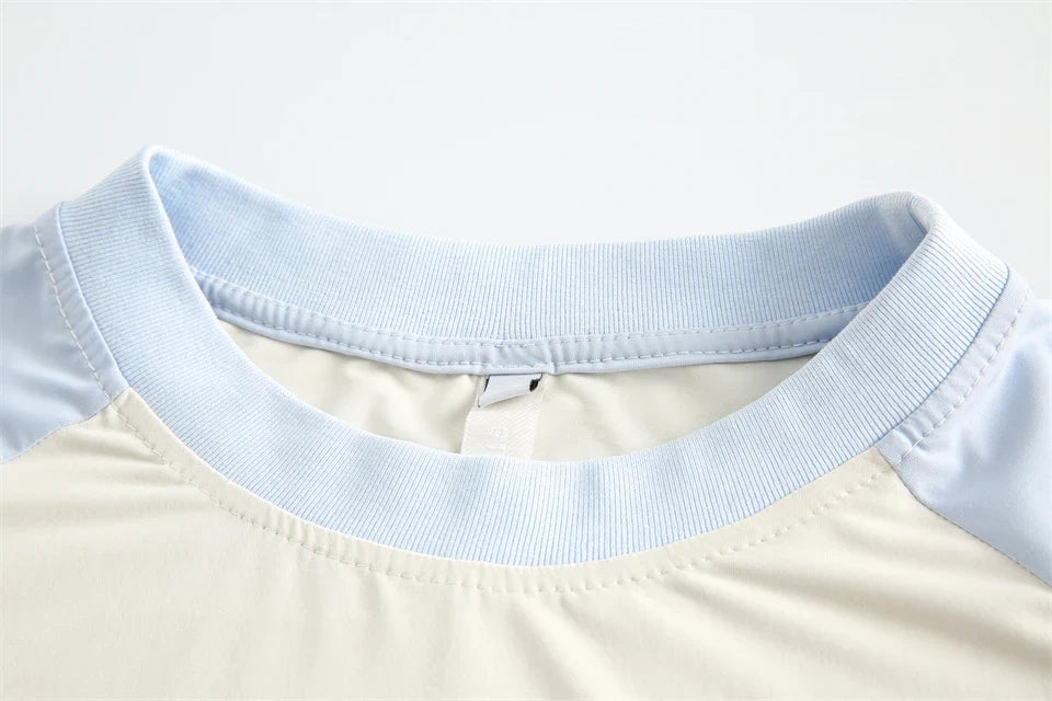 Oversized Youthful Patchwork T-shirt
