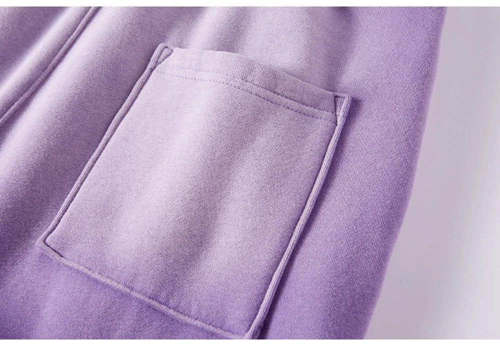 Elastic Waist Washed Sweatpants