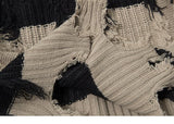 Striped Distressed Vintage Sweater