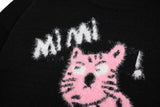 Knitted Cartoon Cat Jumper Sweater