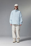Solid Color Zip-Up Windbreaker Jacket
