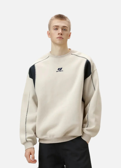 Bold Embroidered Heavyweight Oversized Sweatshirt