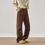 Streetwear Maillard Brown Boyfriend Denim Jeans