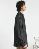 Men's Retro Casual American Denim Long Shirt