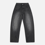Nostalgic American Style Loose Fit Denim Jeans