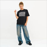 Women Russian Leopard Print Cotton T-Shirt