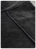 Women's Washed Black Hoodie