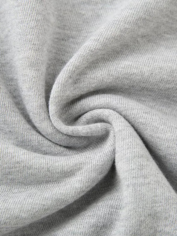 Pleated Casual Loose Pullover Sweatshirt