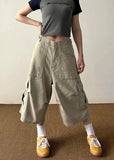 Y2K 90s Style Oversized Cargo Jorts