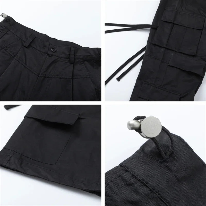 Stylish Gothic Cargo Women Pants