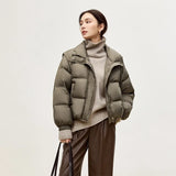 Cozy White Down Puffer Jacket