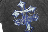 Acid Wash Cross T-Shirt