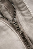 Washed Straight Mid-Waist Pants