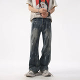 High Quality Loose Graffiti Straight Jeans
