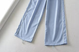 Side Strips Baggy Pants