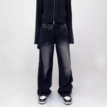 Vintage Yellow Mud Worn Workwear Jeans