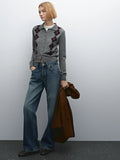 Ethereal Diamond Cut Short Knit Cardigan