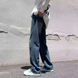 Essential Y2K Washed Wide Leg Denim Jeans