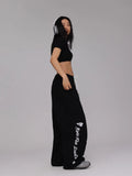 Graffiti Black Dance Casual Sweatpants